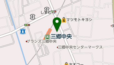 【バイク】エムズタウン三郷中央店駐輪場の地図画像
