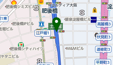 【バイク】西横堀駐車場第1号ブロックの地図画像