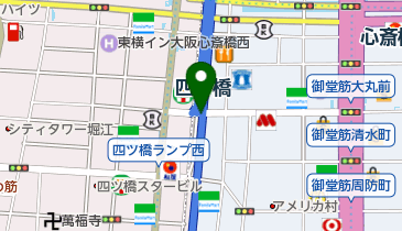 【バイク】西横堀駐車場第11号ブロックの地図画像