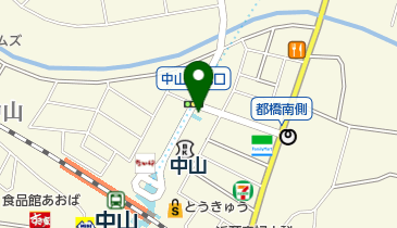 アットパーク中山駅前自動二輪車駐車場の地図画像