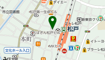 【バイク】松戸駅西口地下駐車場の地図画像