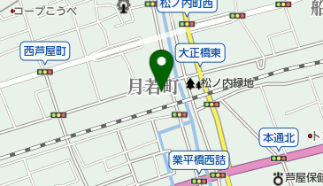 【バイク】G2 ParkSpot芦屋川駐車場の地図画像