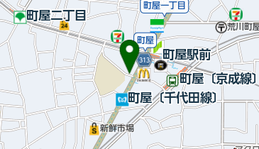 【バイク】サイクルドットコム TSUTAYA町屋店駐輪場の地図画像