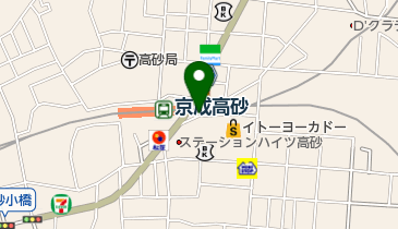 Tacyサイクルパーク イトーヨーカドー高砂店B部(バイク駐車場)の地図画像