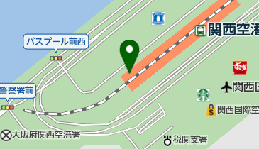 【バイク】関西国際空港第1駐車場の地図画像