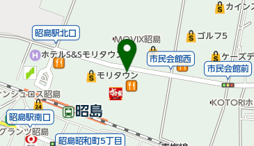 【バイク】モリタウンお客様バイク駐車場の地図画像