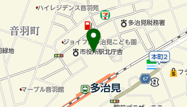 【バイク】駅北自転車駐車場の地図画像