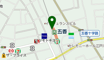 エスケーサービス 五香駅(バイク駐車場)の地図画像