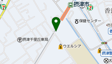 【バイク】阪急摂津バイク駐車場の地図画像