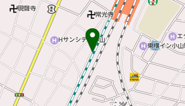 【バイク】小山駅新幹線高架下公共駐輪場の地図画像