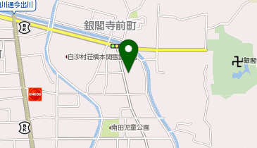 【バイク】京都市銀閣寺観光駐車場の地図画像