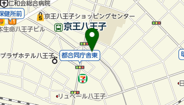 【バイク】京王八王子東自転車駐車場の地図画像