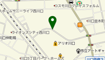 アリオ川口S.C.バイク置場(バイク駐車場)の地図画像