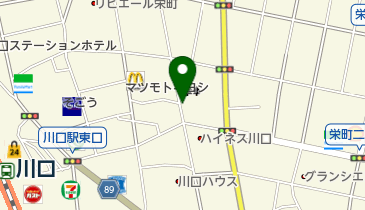 【バイク】栄町自転車駐車場の地図画像