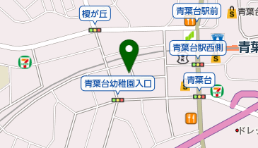 【バイク】EcoStation21 青葉台東急スクエアA駐車場前駐輪場の地図画像