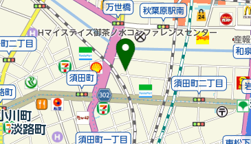 【バイク】肉の万世本店 第一駐車場の地図画像