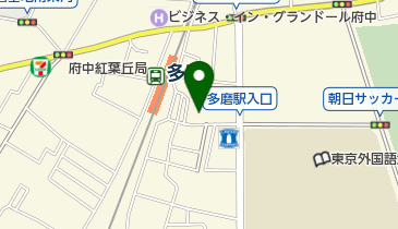 【バイク】多磨駅東口自転車駐車場の地図画像