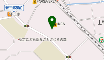 IKEA新三郷店バイク置場(バイク駐車場)の地図画像
