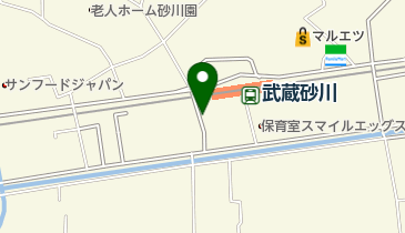 武蔵砂川駅第二自転車等駐車場の地図画像