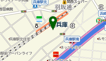 エコステーション21 兵庫駅前(バイク駐車場)の地図画像