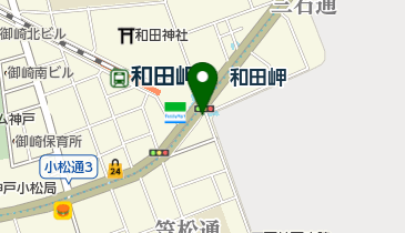 【バイク】和田岬駅前駐車場の地図画像