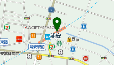 【バイク】エコステーション21 西友浦安店駐輪場の地図画像