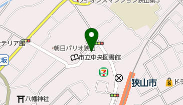 【バイク】狭山市駅西口駐車場の地図画像