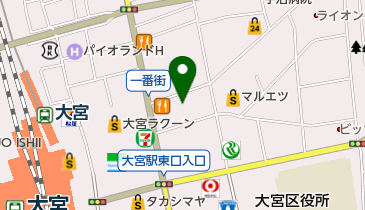 サイクルポート大宮大門1(バイク駐車場)の地図画像