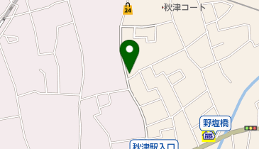 【バイク】秋津駅南口駐輪場の地図画像