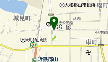 エコステーション21 西友大和郡山店(バイク駐車場)の地図画像