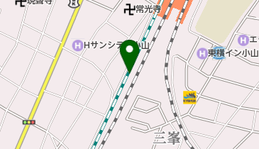 【バイク】小山市新幹線高架下公共駐輪場の地図画像