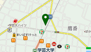 アクトパーク学芸大学(バイク駐車場)の地図画像