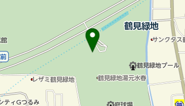 花博記念公園鶴見緑地中央第1(バイク駐車場)の地図画像