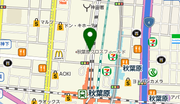【バイク】Parking in 秋葉原の地図画像