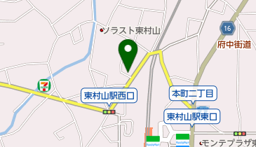 【バイク】東村山駅西口第1駐輪場の地図画像