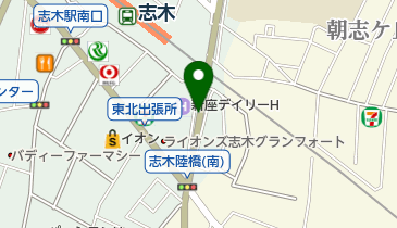 【バイク】志木陸橋下南口バイク駐車場の地図画像