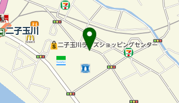 二子玉川ライズ S.C. テラスマーケットB1 バイク置き場(バイク駐車場)の地図画像