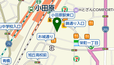 【バイク】ショウワパーク小田原駅東口駐輪場の地図画像