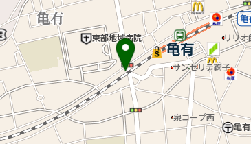 【バイク】ビーンズ亀有第1バイク駐輪場の地図画像