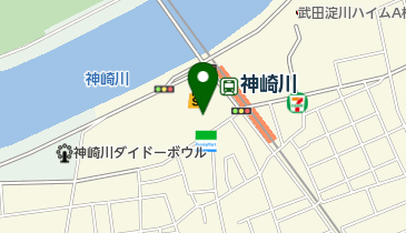 【バイク】阪急オアシス神崎川店駐輪場の地図画像