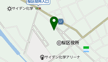 桜区役所 自転車・バイク置場(バイク駐車場)の地図画像