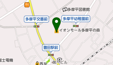 イオンモール多摩平の森(バイク駐車場)の地図画像