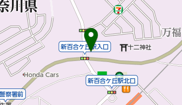 【バイク】エコステーション21 小田急OX万福寺店指定駐輪場の地図画像