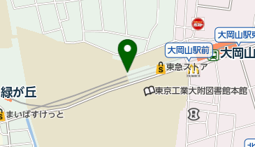 【バイク】大岡山駅前第二駐輪場の地図画像