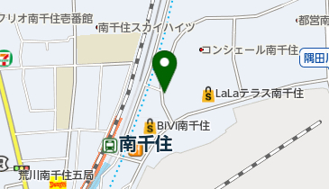 【バイク】リパーク&lsquo;LaLaテラス南千住駐輪場の地図画像