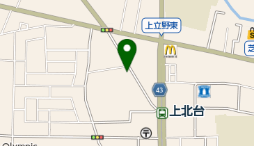 上北台駅第6公共自転車等駐車場の地図画像