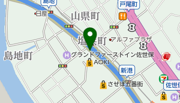 三浦町MR高架下自転車等駐車場の地図画像