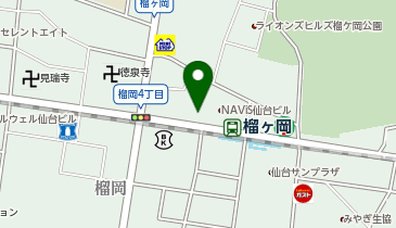 榴ヶ岡駅自転車等駐車場の地図画像