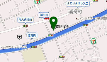 【バイク】横浜市南区役所バイク駐輪場の地図画像