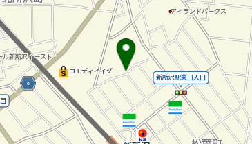【バイク】新所沢駅東口第1自転車駐車場の地図画像